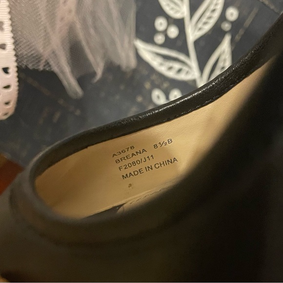 Coach Breana black peep toe 5 inch heels Size 8.5 - Picture 9 of 10